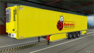 ETS2 Schmitz Mod: Skin Biedronka Schmitz Cargobull S.KO Cool 31 07 2024 1.50 (Image #8)