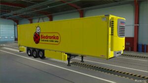 ETS2 Schmitz Mod: Skin Biedronka Schmitz Cargobull S.KO Cool 31 07 2024 1.50 (Image #10)