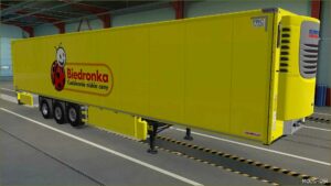 ETS2 Schmitz Mod: Skin Biedronka Schmitz Cargobull S.KO Cool 31 07 2024 1.50 (Image #12)