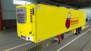 ETS2 Schmitz Mod: Skin Biedronka Schmitz Cargobull S.KO Cool 31 07 2024 1.50 (Image #13)