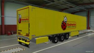 ETS2 Schmitz Mod: Skin Biedronka Schmitz Cargobull S.KO Cool 31 07 2024 1.50 (Image #15)