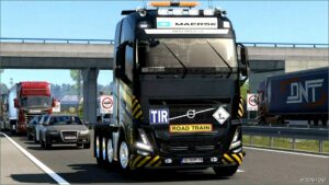 ETS2 Volvo Part Mod: Lightbox Maersk Volvo FH 2022 Sanax 1.50 (Image #5)