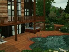 Sims 4 Mod: Rear Deck House (Image #3)