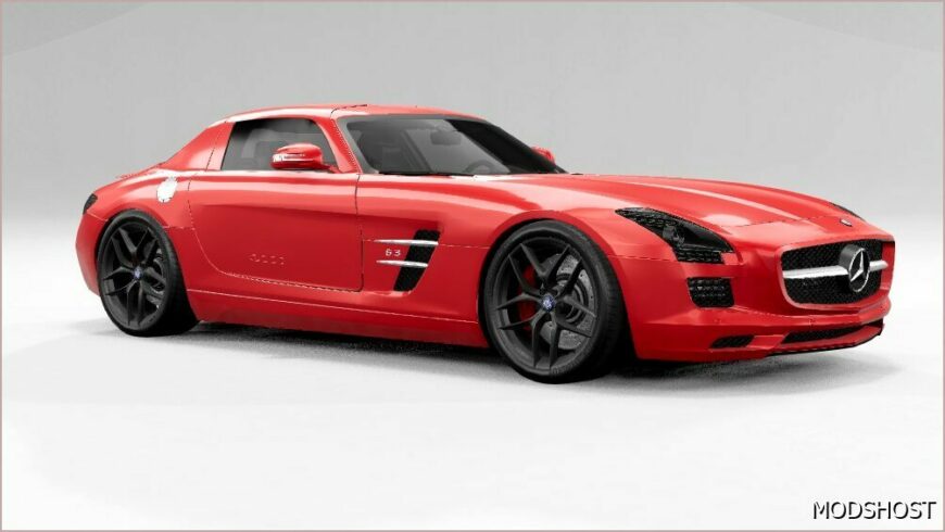 BeamNG Mercedes-Benz Car Mod: SLS 0.32 (Featured)