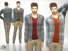 Sims 4 Elder Clothes Mod: Autumn Jacket (Featured)