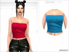 Sims 4 Elder Clothes Mod: Leilani TOP (Featured)