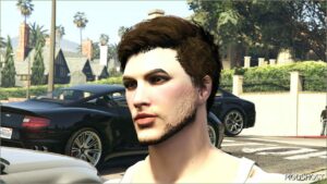 GTA 5 Player Mod: The Parker Hair for MP Male V1.0 Addon (Image #2)