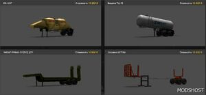 ETS2 Kamaz Mod: Off-Road Trailers Pack for Kamaz 8×1 1.50 (Featured)