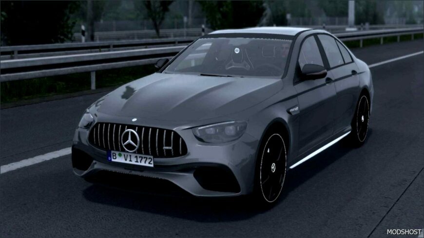 ETS2 Mercedes-Benz Car Mod: Mercedes-Amg E63 S 2023 1.50 (Featured)