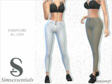 Sims 4 Everyday Clothes Mod: Shape up Pants (Image #2)