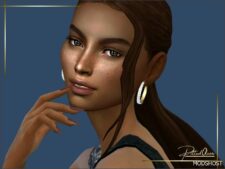 Sims 4 Female Accessory Mod: TIA Earrings (Image #2)