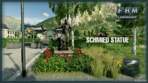 FS22 Placeable Mod: Blacksmith Statue (Featured)