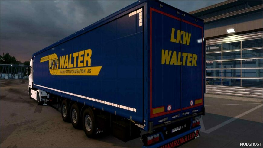 ETS2 Mod: LKW Walter Trailer Skin Pack (Featured)