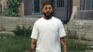 GTA 5 Player Mod: Post Malone | Add-On PED (Image #4)