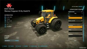 FS22 Massey Ferguson Tractor Mod: 5S (Image #3)