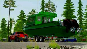 FS22 Vehicle Mod: Stabicraft Boat and Trailer (Featured)