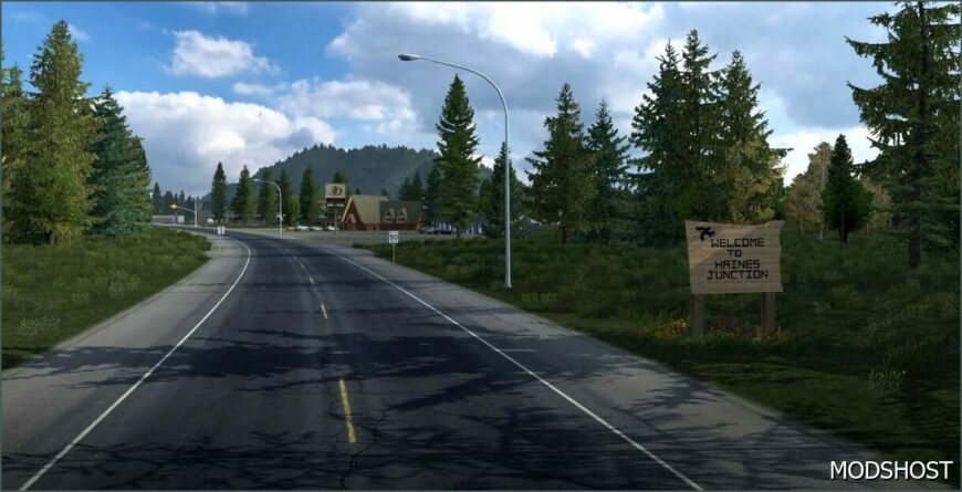 ATS ProMods Map Mod: Road Connection Between Promods Canada and Alaska V11 (Featured)