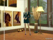 Sims 4 Everyday Clothes Mod: Venus Dress (Image #2)