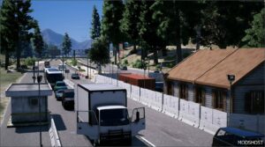 GTA 5 Mod: Borderpatrol Checkpoint with Station Ymap /Fivem (Image #2)