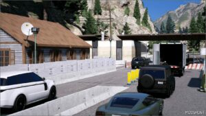 GTA 5 Mod: Borderpatrol Checkpoint with Station Ymap /Fivem (Image #3)