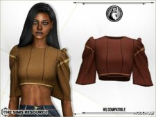 Sims 4 Everyday Clothes Mod: Maisy TOP (Image #2)