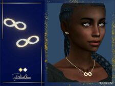 Sims 4 Female Accessory Mod: Sierra Infinity Earrings (Featured)