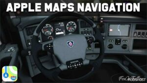 ETS2 Navigation Mod: Apple Maps Navigation Pack V1.6.1 (Image #2)