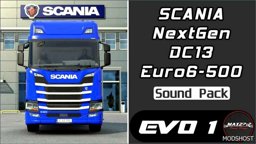 ETS2 Scania Mod: Nextgen 500 DC13 Sound Pack V1.1 (Featured)