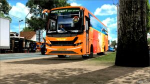 ETS2 Mod: Indian Ksrtc Swift Bus AC Seater Bus Mod by Biju MON 1.50 (Image #2)