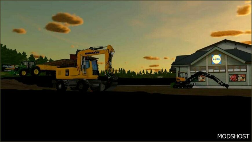 FS22 Komatsu Forklift Mod: PW160 (Featured)