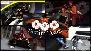 GTA 5 Player Mod: Denim Tears Sweater Pack for Franklin (Featured)