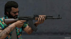 GTA 5 Weapon Mod: AK-47 from MW 2022 (Image #2)