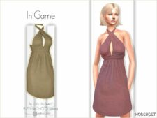 Sims 4 Female Clothes Mod: Adalyn Dress – ACN 471 (Image #2)