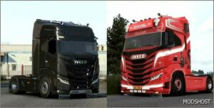 ETS2 Iveco Truck Mod: S-Way Weeda Transport 1.50 (Image #2)