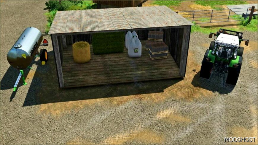 FS22 Placeable Mod: Small Storage Building V1.0.1 (Featured)