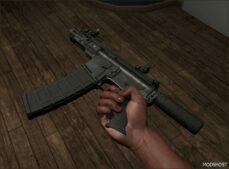 GTA 5 Weapon Mod: The ARP (AR Pistol) Animated V Final (Featured)