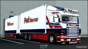 ETS2 Scania Truck Mod: 164G 580 + Trailer PWT Thermo V9.0 (Featured)