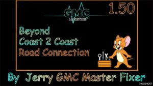 ATS Map Mod: Beyond – Coast 2 Coast Road Connection V1.01 (Featured)