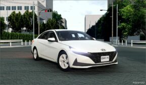 BeamNG Hyundai Car Mod: Elantra (CN7) 2021 Revamped 0.32 (Featured)