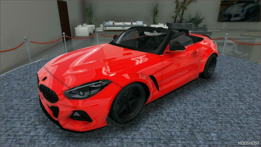 GTA 5 BMW Vehicle Mod: 2019 BMW Z4 Widebody KIT (Featured)