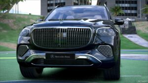 GTA 5 Mercedes-Benz Vehicle Mod: GLS 600 Maybach 2024 (Image #4)