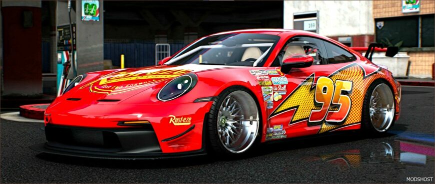 GTA 5 Porsche Vehicle Mod: Mcqueen Twinturbo (Featured)