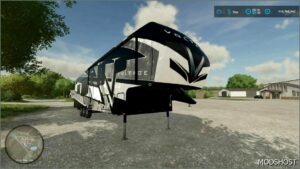 FS22 Trailer Mod: Voltage 5TH Wheel TOY Hauler Camper V2.0 (Image #2)