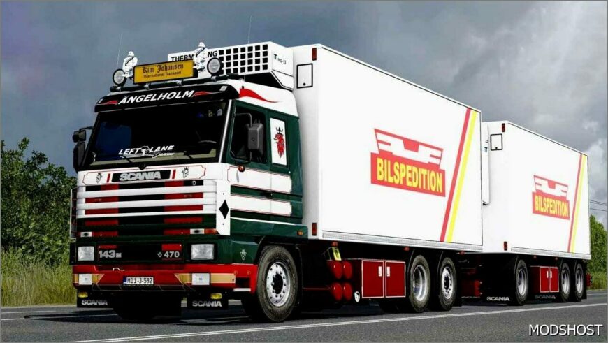 ETS2 Scania Truck Mod: 143M 470 Rigid Combo V2.0 (Featured)