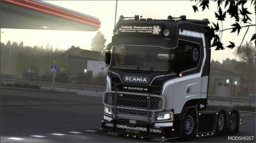 ETS2 Scania Truck Mod: R580 Ludwig Transporte 1.51 (Featured)