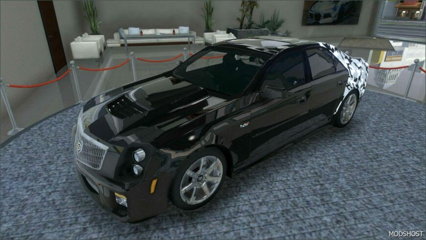 GTA 5 Vehicle Mod: Cadillac Cts-V Sildeshow 4 Door Custom (Featured)