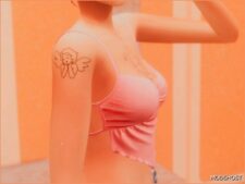 Sims 4 Female Tattoo Mod: Body Positivity Tats (Image #2)