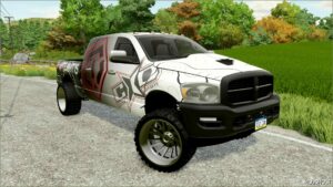 FS22 RAM Car Mod: 2008 RAM 3500 Megcab (Featured)