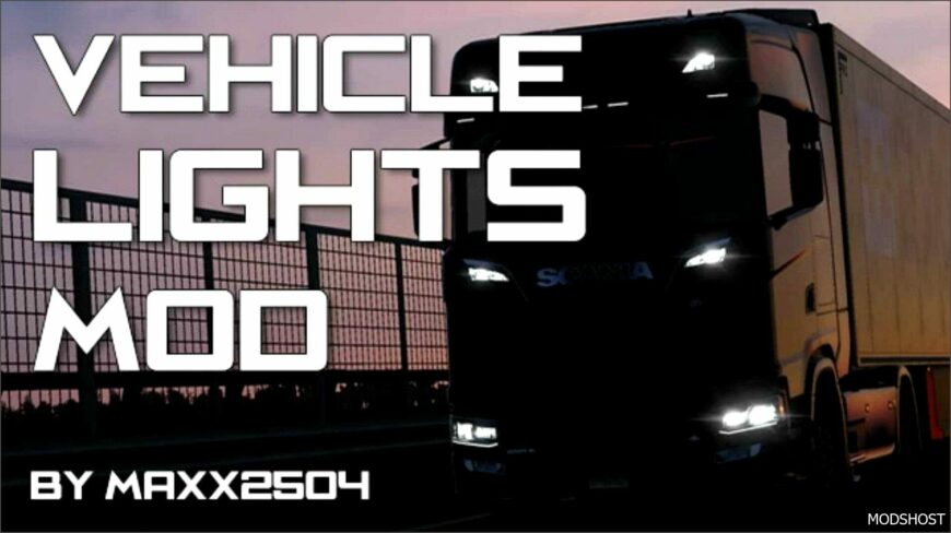 ATS Realistic Part Mod: Vehicle Lights Mod 1.51 (Featured)