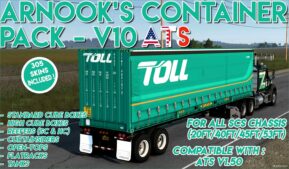 ATS Cargo Mod: Arnook’s Container Pack – Edition V10 (Featured)